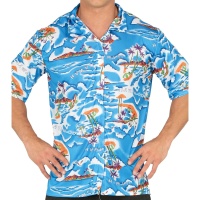 T-shirt havaiana para homem