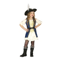 Fato de pirata elegante para rapariga