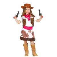 Fato de cowboy do Oeste para rapariga