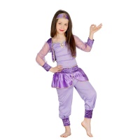 Fato de bailarina árabe lilás para menina