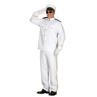 Fato de capitão marinheiro para homem