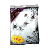 Teia de aranha branca - 500 g