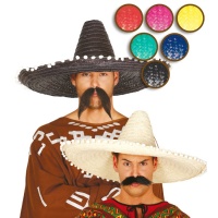 Chapéu mexicano com borlas - 60 cm