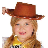 Chapéu de cowgirl para criança - 53 cm