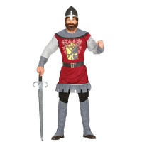 Fato de soldado medieval para adulto