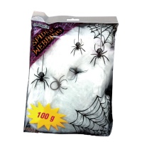 Teias de aranha brancas - 100 gramas