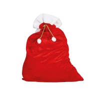 Saco vermelho do Pai Natal 95 x 60 cm