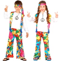 Fato de Hippie Flower Power infantil