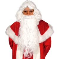 Peruca do Pai Natal com barba