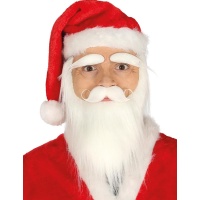 Barba, bigode e sobrancelhas de Pai Natal