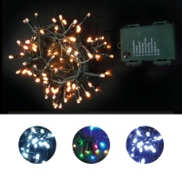 Grinalda de luzes a pilhas de 3,60 m - 48 leds