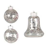 Pendente árvore com luz transparente 9 cm