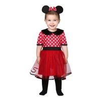 Disfarce de Minnie Mouse para bebé