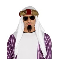 Turbante de príncipe árabe do deserto