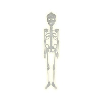 Pendente de esqueleto fluorescente - 75 cm