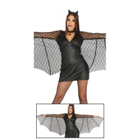 Fato de morcego sexy para mulher