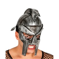Capacete de gladiador prateado - 59 cm