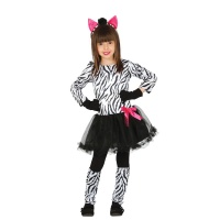 Fato de zebra para rapariga