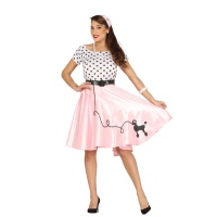 Fato vintage dos anos 50 para mulher