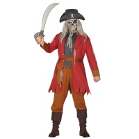 Fato de pirata fantasma para adultos
