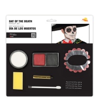 Kit de maquilhagem para esqueleto Catrina