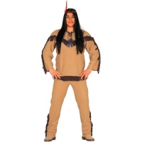 Fato de Índio Nativo Apache para homem