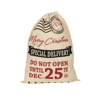 Saco de Natal do Pai Natal 55 x 38,5 cm