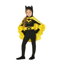 Fato de herói morcego para menina