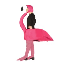 Fato de flamingo cor-de-rosa para adultos