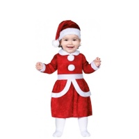 Fato de Pai Natal com gorro para bebé