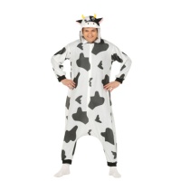 Fato de vaca leiteira para adultos