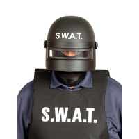 Capacete SWAT adulto para motins - 63 cm