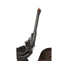 Revolver Preto de cano longo - 43 cm