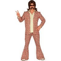 Fato Retro dos anos 70 para homem