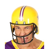 Capacete de futebol amarelo - 64 cm