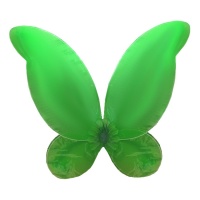 Asas verdes para criança - 40 x 45 cm