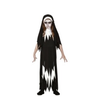 Fato de freira zombie para menina
