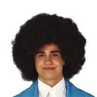 Peruca preta super afro