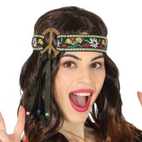 Bandolete hippie com missangas