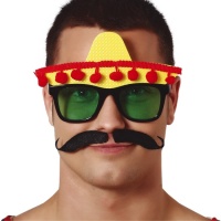 Óculos com chapéu mexicano
