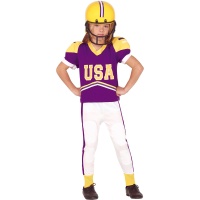 Fato de quarterback universitário para crianças