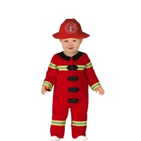 Fato de bombeiro para bebé