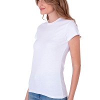 Camiseta de algodão 100% de 180 g para senhora - 1 unidade