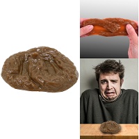 Excremento de brincadeira de 9 cm - 1 unidade