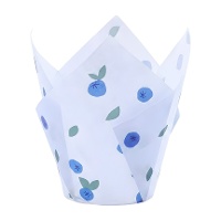Cápsulas de tulipa de papel para muffins de mirtilo - PME - 24 unid.