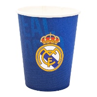 Copos do Real Madrid azul - 8 unidades