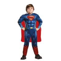 Fato de Superman musculoso Justice League para menino