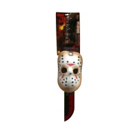 Máscara e faca Jason Voorhees - 68 cm