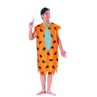 Fato de homem das cavernas Fred Flintstone com gravata para homem
