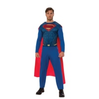 Traje do Super-Homem com capa para homens